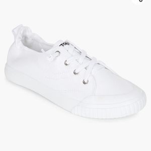 Tretorn White Canvas Sneakers - Size 6